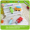 SOODODO Green Ali 3D en forme d&#39;animal Mini Erasers